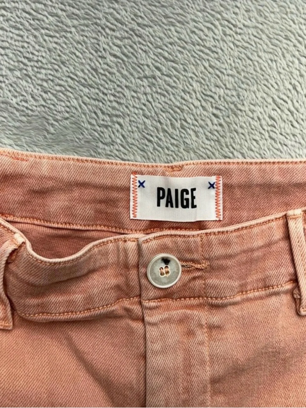 PAIGE Nellie Wide-Leg Jeans in Dusty Rose Pink